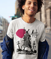 Samurai Paint Sketch Art T-shirt Japan Sun Warrior Vintage Swordsman Fighter Japanese History art Tee, SAMURAI Gifts, Unisex Top